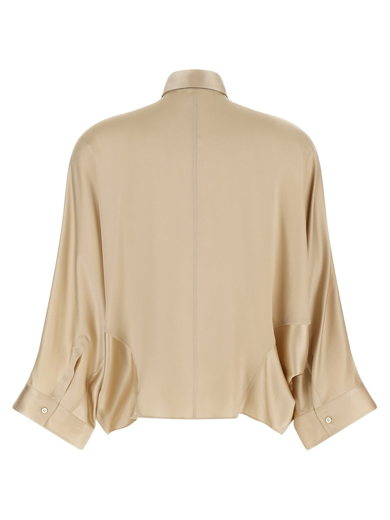 Brunello Cucinelli Brunello Cucinelli Monile Satin Shirt