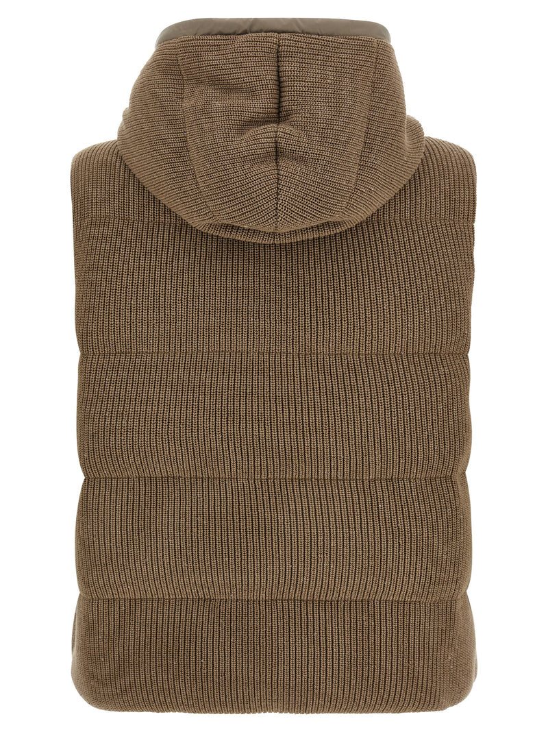 Brunello Cucinelli Sleeveless Down Jacket | Urbalenti™ NYC