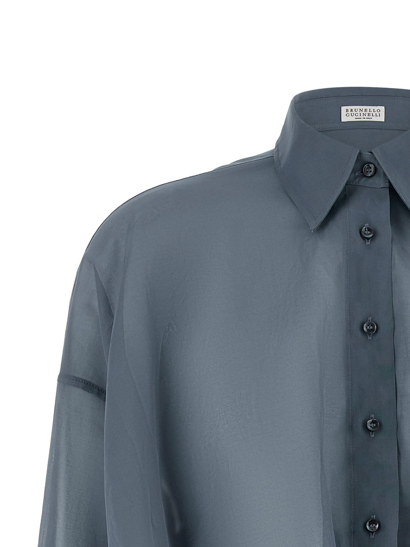 Brunello Cucinelli Taffeta Shirt - Cotton Comfort Fit - Style 6C9704 | U... | Urbalenti™ NYC