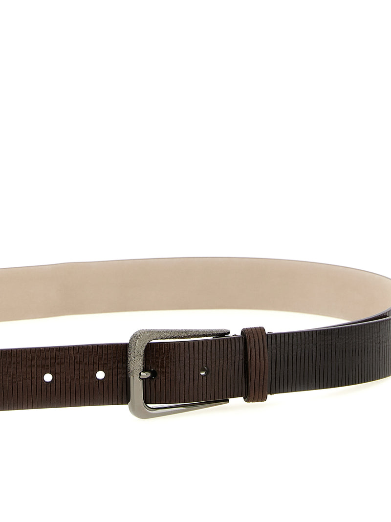 Brunello Cucinelli Brunello Cucinelli Ribbed Belt