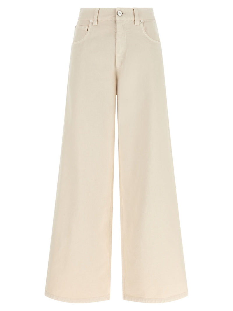 Brunello Cucinelli Relaxed Jeans - Leather - Style P4075C8739 | Urbalent... | Urbalenti™ NYC