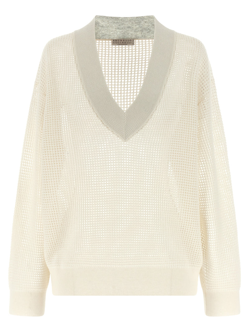 Brunello Cucinelli Net Mesh - Cashmere - Style 05102CO312 | Urbalenti |... | Urbalenti™ NYC