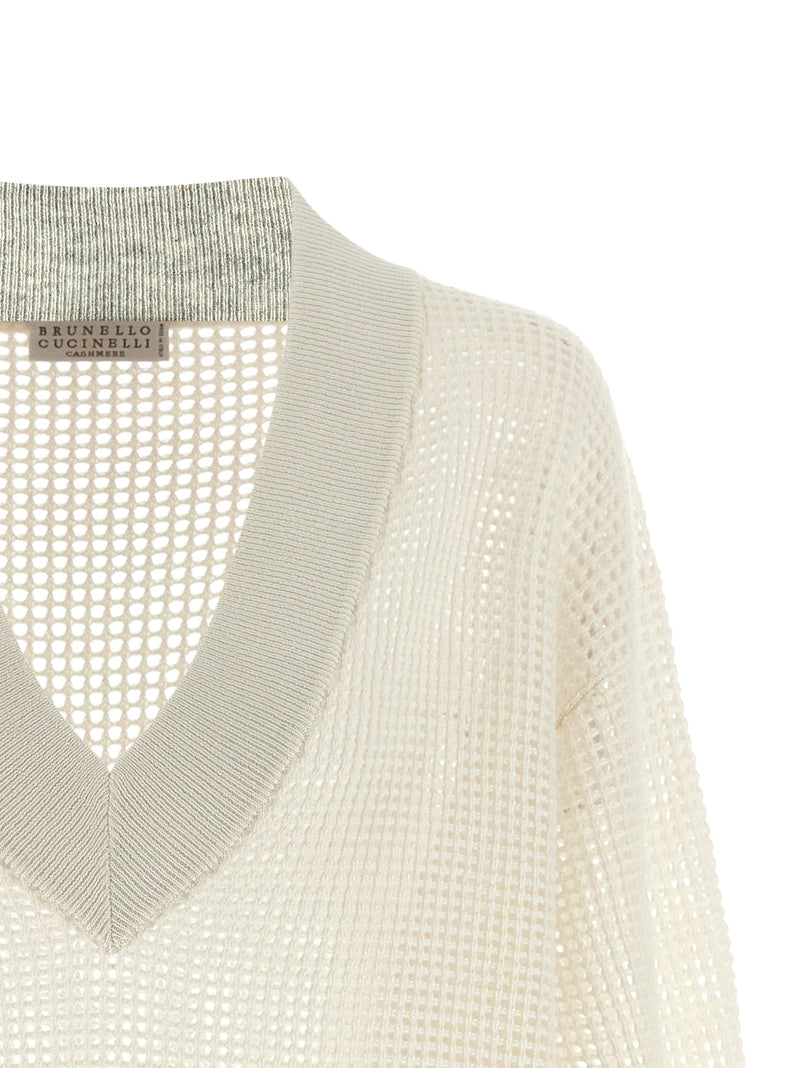 Brunello Cucinelli Net Mesh - Cashmere - Style 05102CO312 | Urbalenti |... | Urbalenti™ NYC