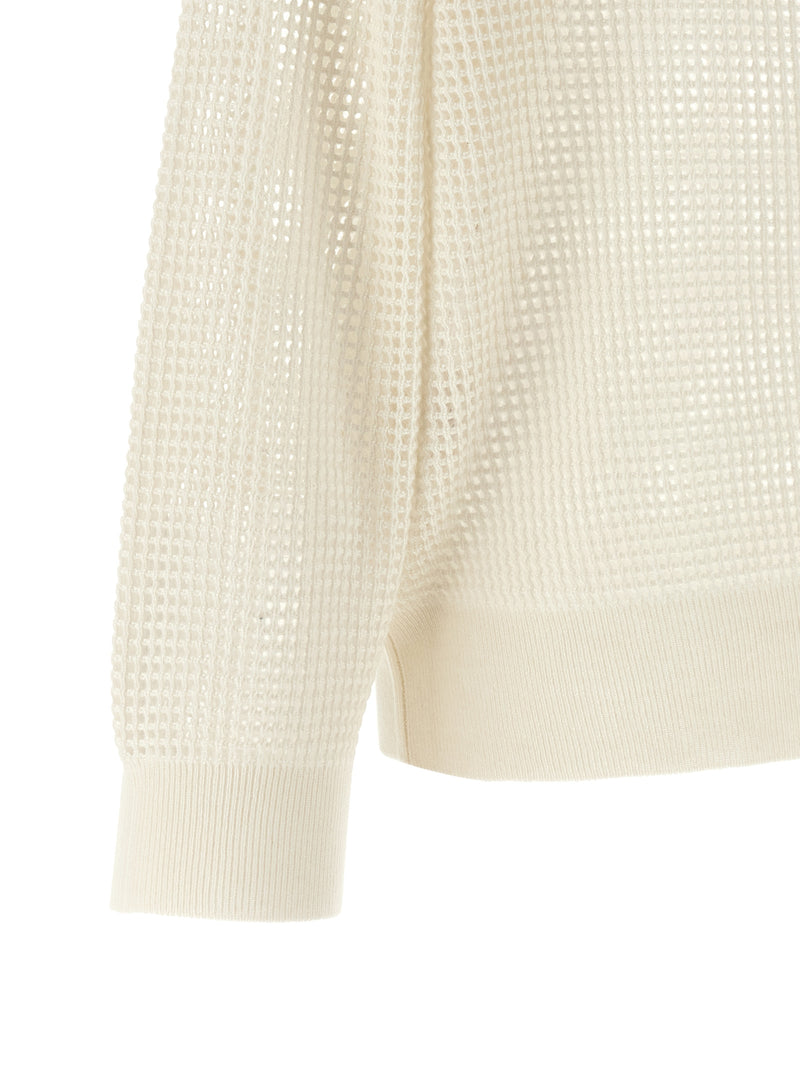 Brunello Cucinelli Net Mesh - Cashmere - Style 05102CO312 | Urbalenti |... | Urbalenti™ NYC
