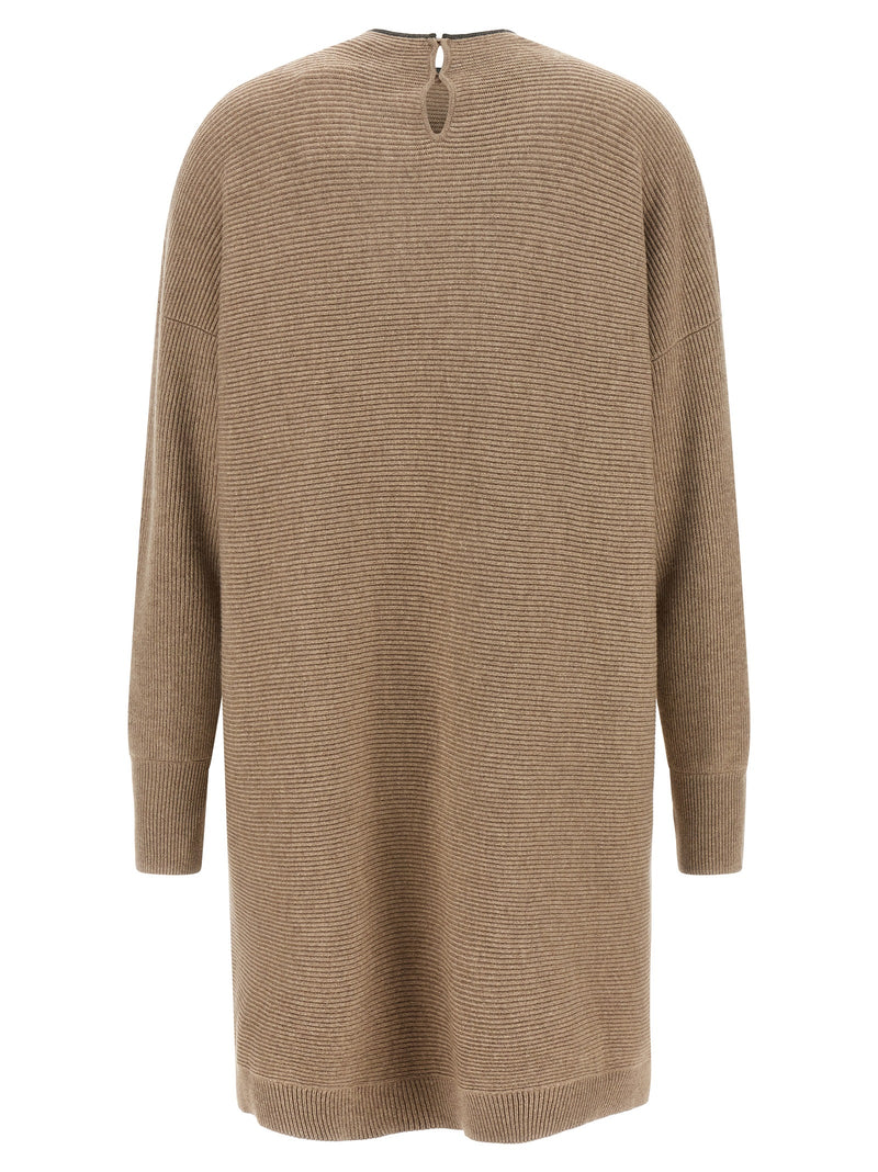 Brunello Cucinelli Brunello Cucinelli Precious Collar Dress