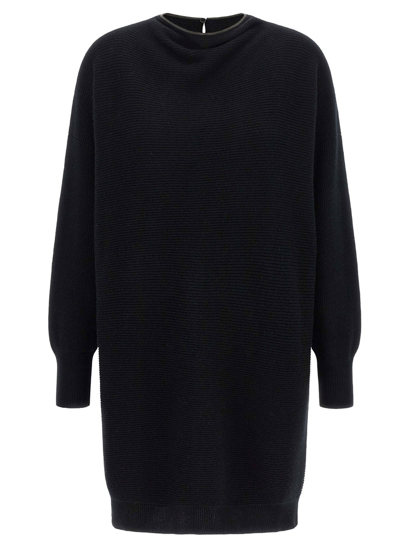 Brunello Cucinelli Brunello Cucinelli Precious Collar Dress