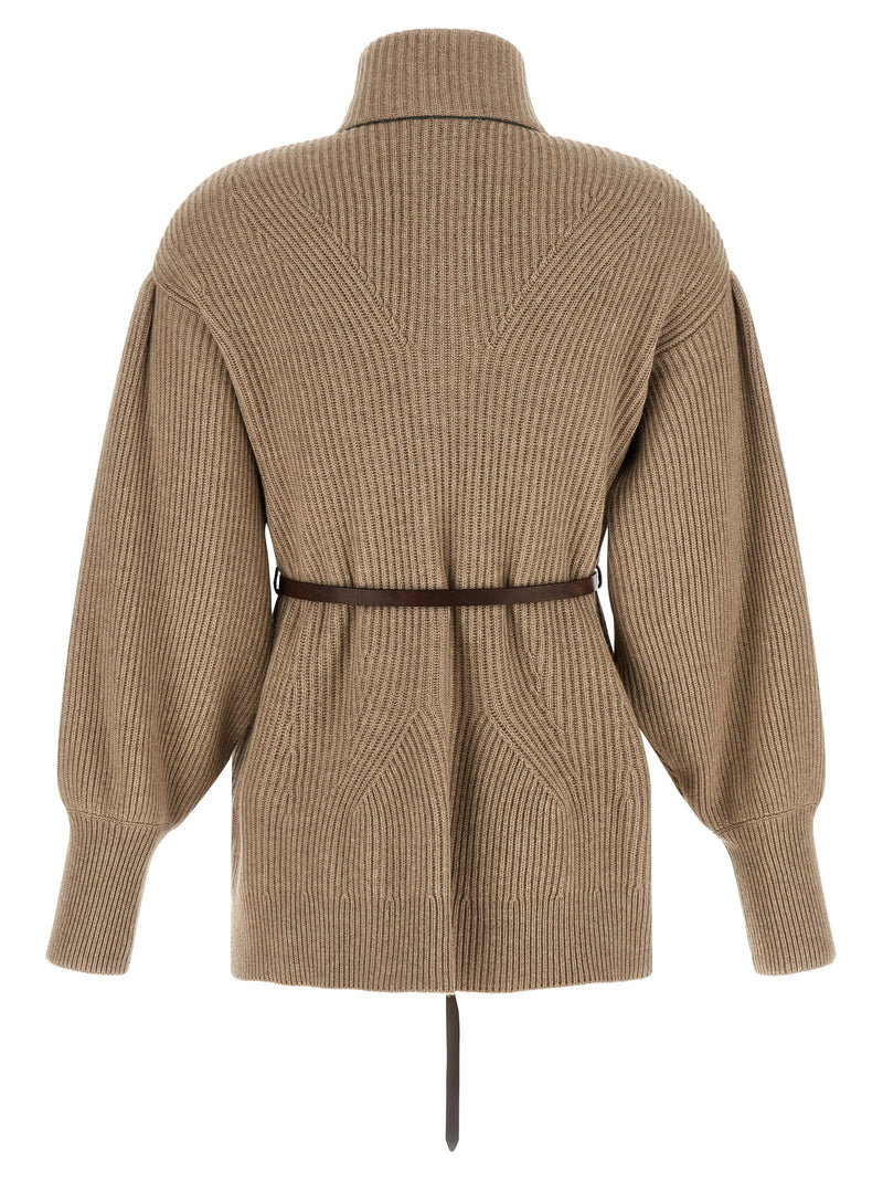 Brunello Cucinelli Brunello Cucinelli English Half-ribbed Cardigan