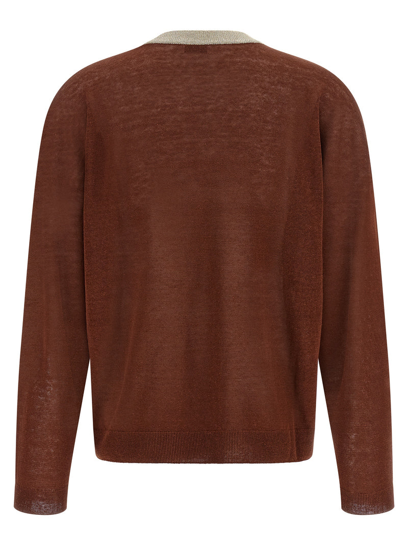 Brunello Cucinelli Dazzling Collar Sweater - Viscose - Style 72410C2868... | Urbalenti™ NYC