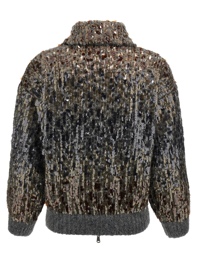 Brunello Cucinelli Dazzling Dégradé Embroidery Cardigan | Urbalenti | Ur... | Urbalenti™ NYC