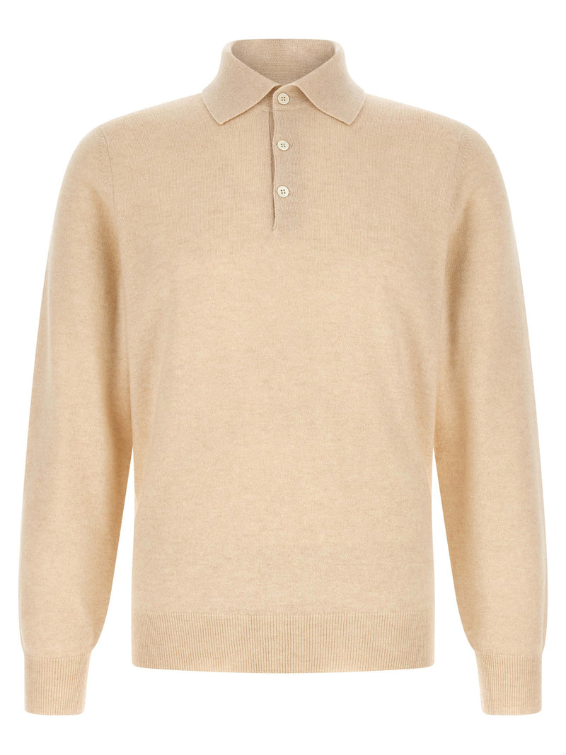 Brunello Cucinelli Brunello Cucinelli Cashmere Knit Polo Shirt