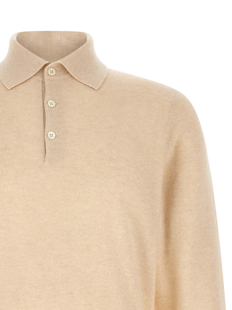 Brunello Cucinelli Brunello Cucinelli Cashmere Knit Polo Shirt