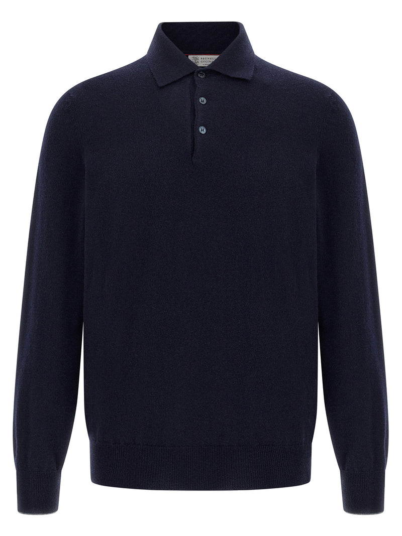 Brunello Cucinelli Brunello Cucinelli Cashmere Polo Shirt
