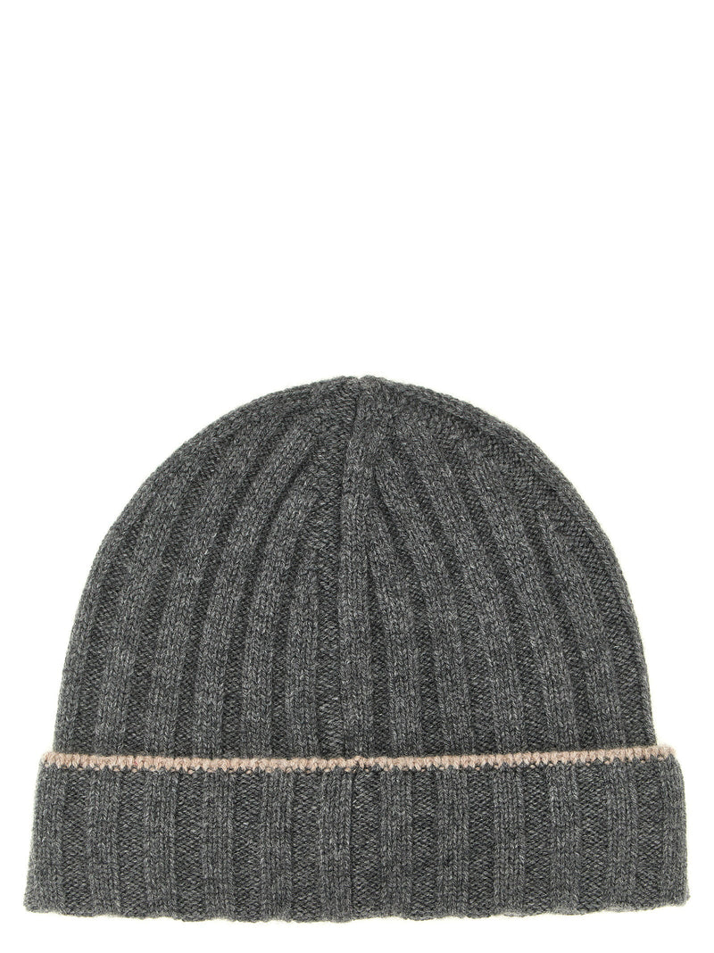 Brunello Cucinelli Brunello Cucinelli Cashmere Turn-up Beanie