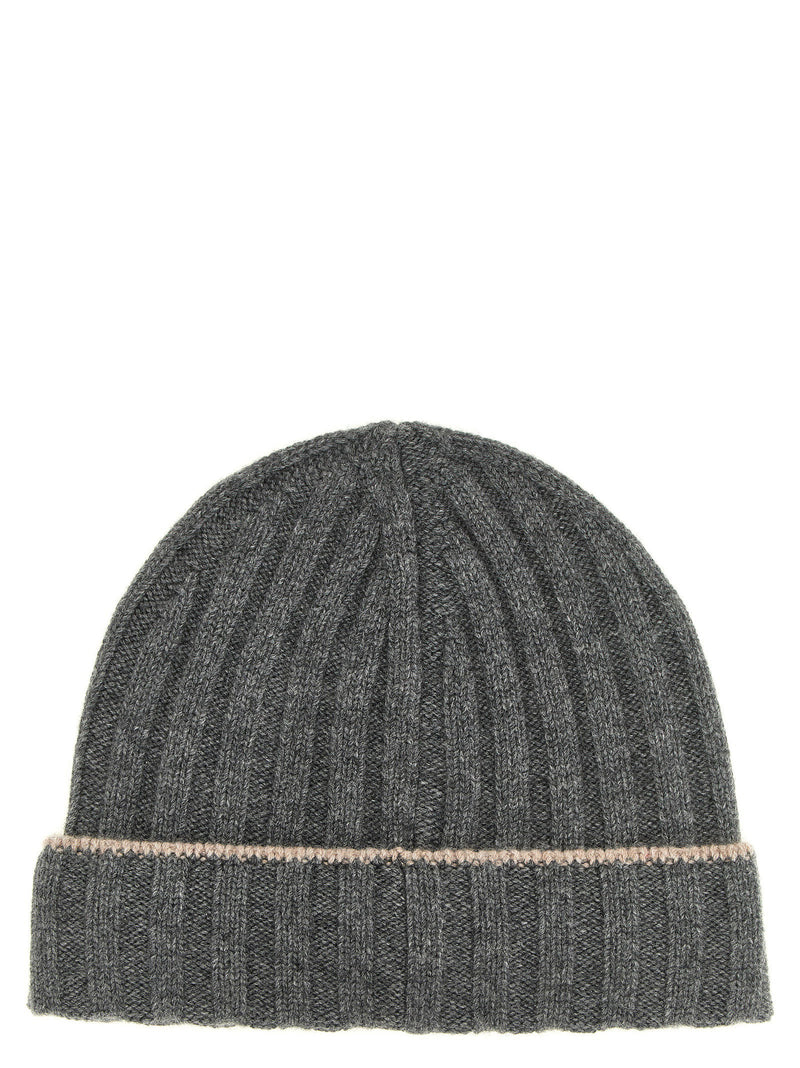 Brunello Cucinelli Brunello Cucinelli Cashmere Turn-up Beanie