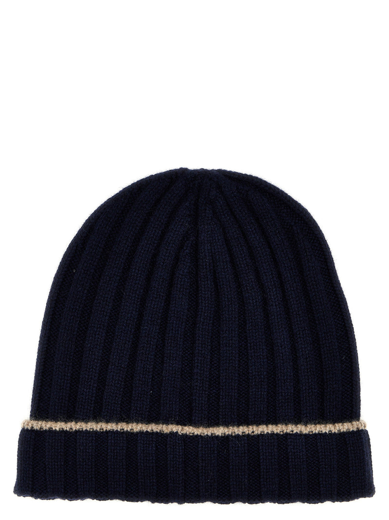 Brunello Cucinelli Brunello Cucinelli Contrast Line Beanie