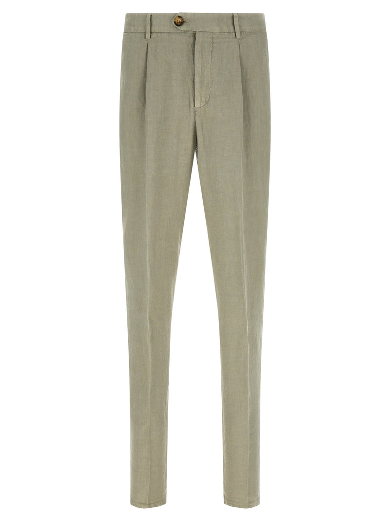Brunello Cucinelli Brunello Cucinelli Linen Gabardine Trousers