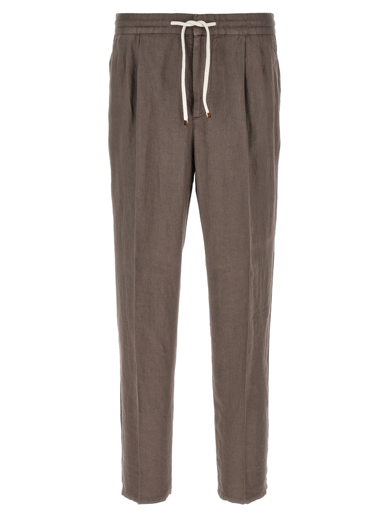 Brunello Cucinelli Linen Trousers | Urbalenti™ NYC