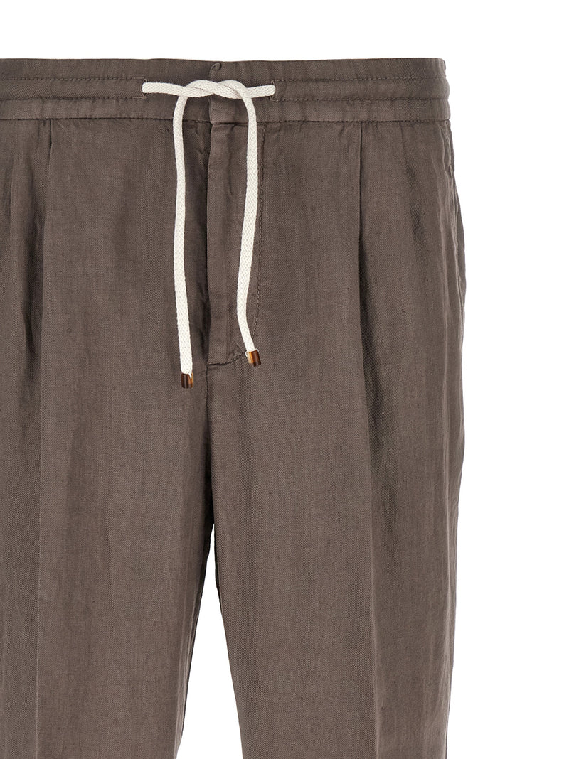 Brunello Cucinelli Linen Trousers | Urbalenti™ NYC
