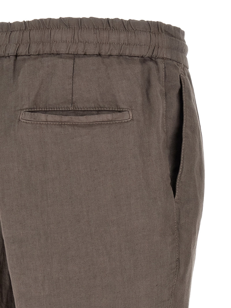 Brunello Cucinelli Linen Trousers | Urbalenti™ NYC