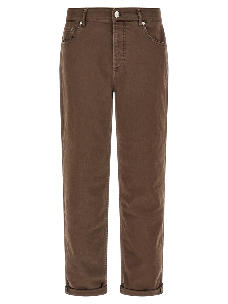 Brunello Cucinelli Garment-dyed Jeans | Urbalenti™ NYC