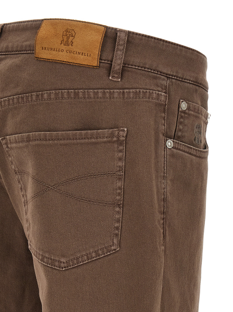 Brunello Cucinelli Garment-dyed Jeans | Urbalenti™ NYC