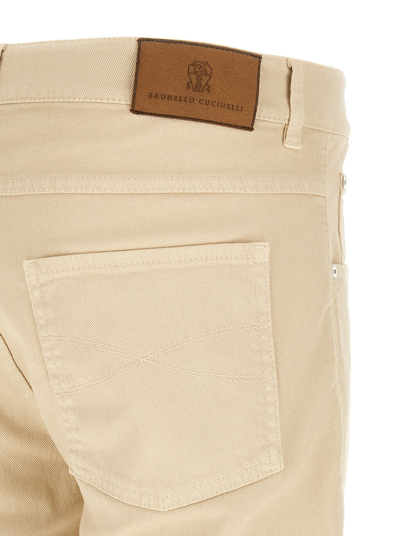 Brunello Cucinelli Brunello Cucinelli Logo Embroidery Jeans