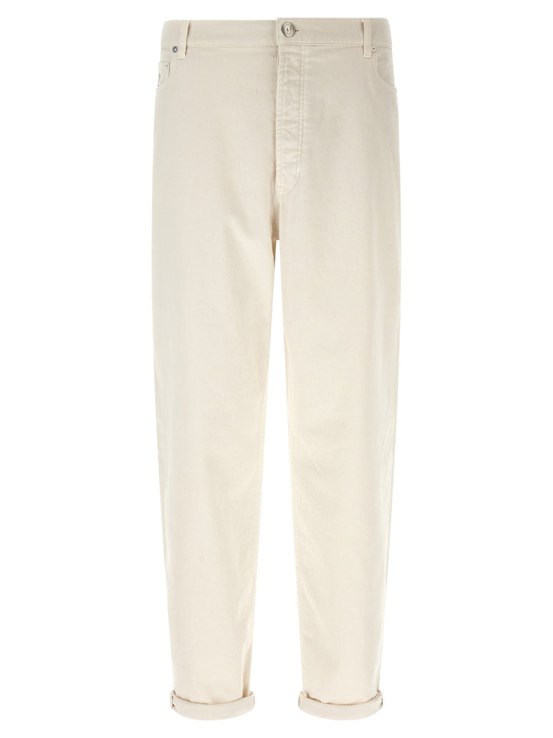 Brunello Cucinelli Brunello Cucinelli Garment-dyed Denim Jeans