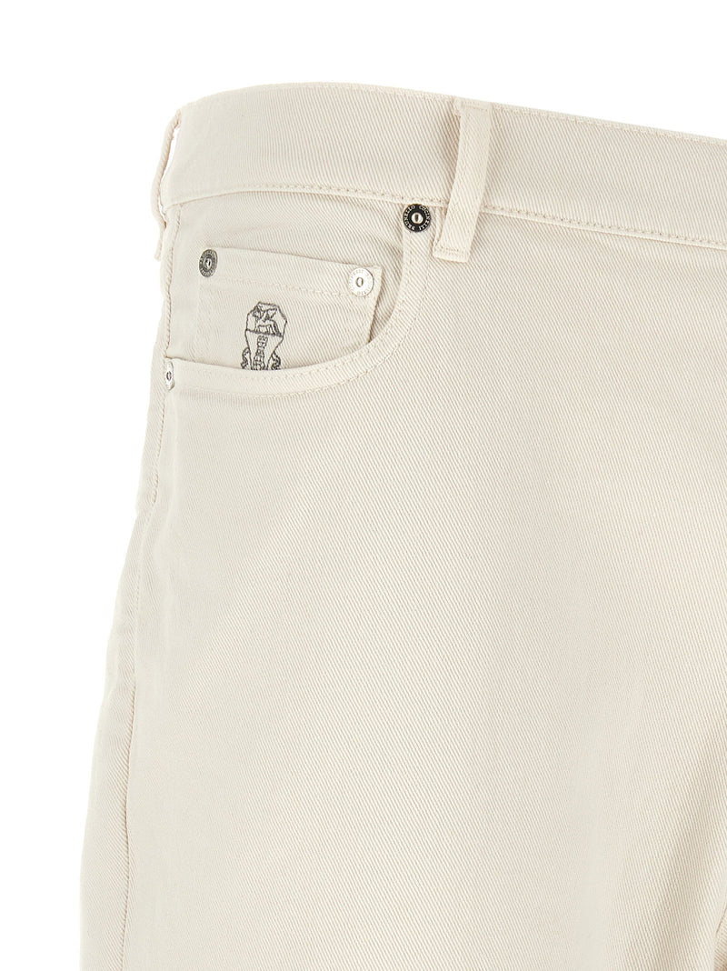 Brunello Cucinelli Brunello Cucinelli Garment-dyed Denim Jeans