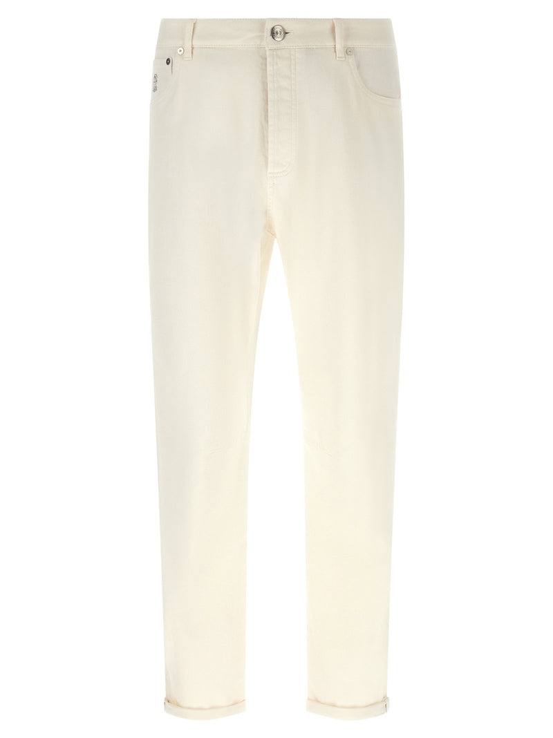 Brunello Cucinelli Brunello Cucinelli Logo Embroidery Jeans