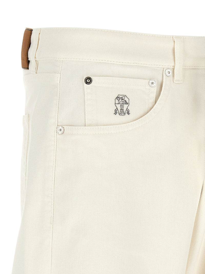 Brunello Cucinelli Brunello Cucinelli Logo Embroidery Jeans