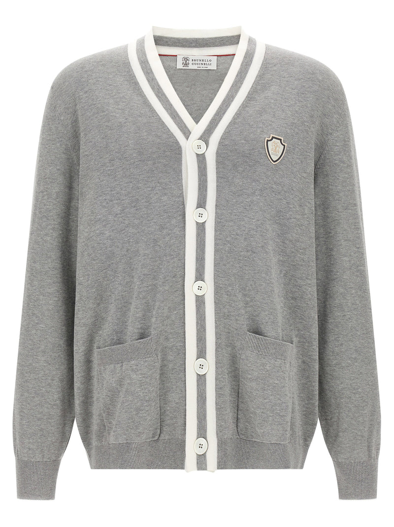 Brunello Cucinelli Brunello Cucinelli Heraldic Logo Cardigan