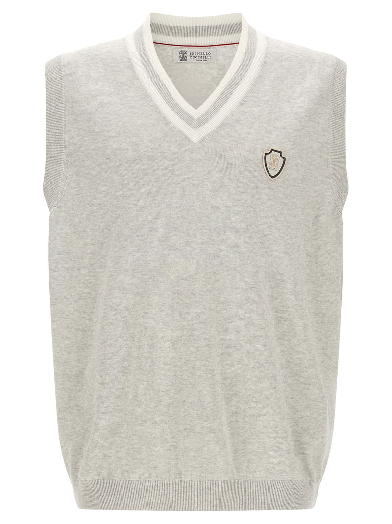 Brunello Cucinelli Brunello Cucinelli Heraldic Logo Vest