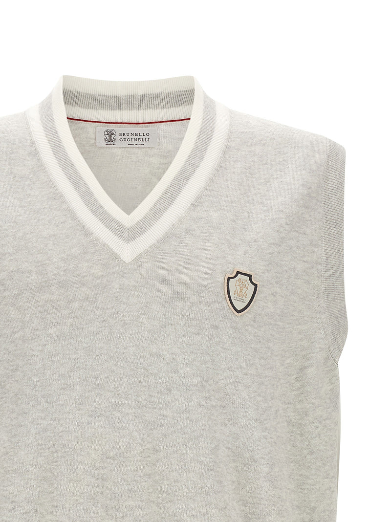 Brunello Cucinelli Brunello Cucinelli Heraldic Logo Vest