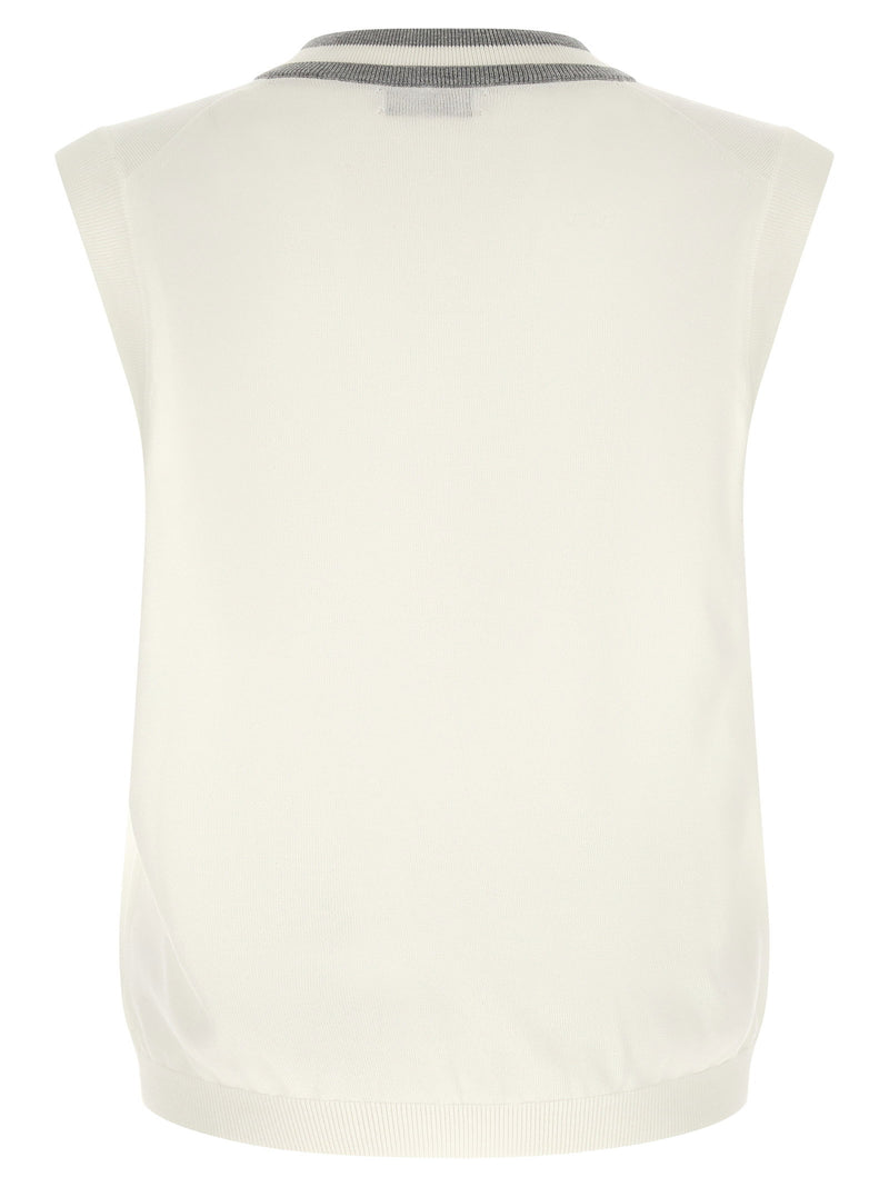 Brunello Cucinelli Brunello Cucinelli Logo Patch Vest