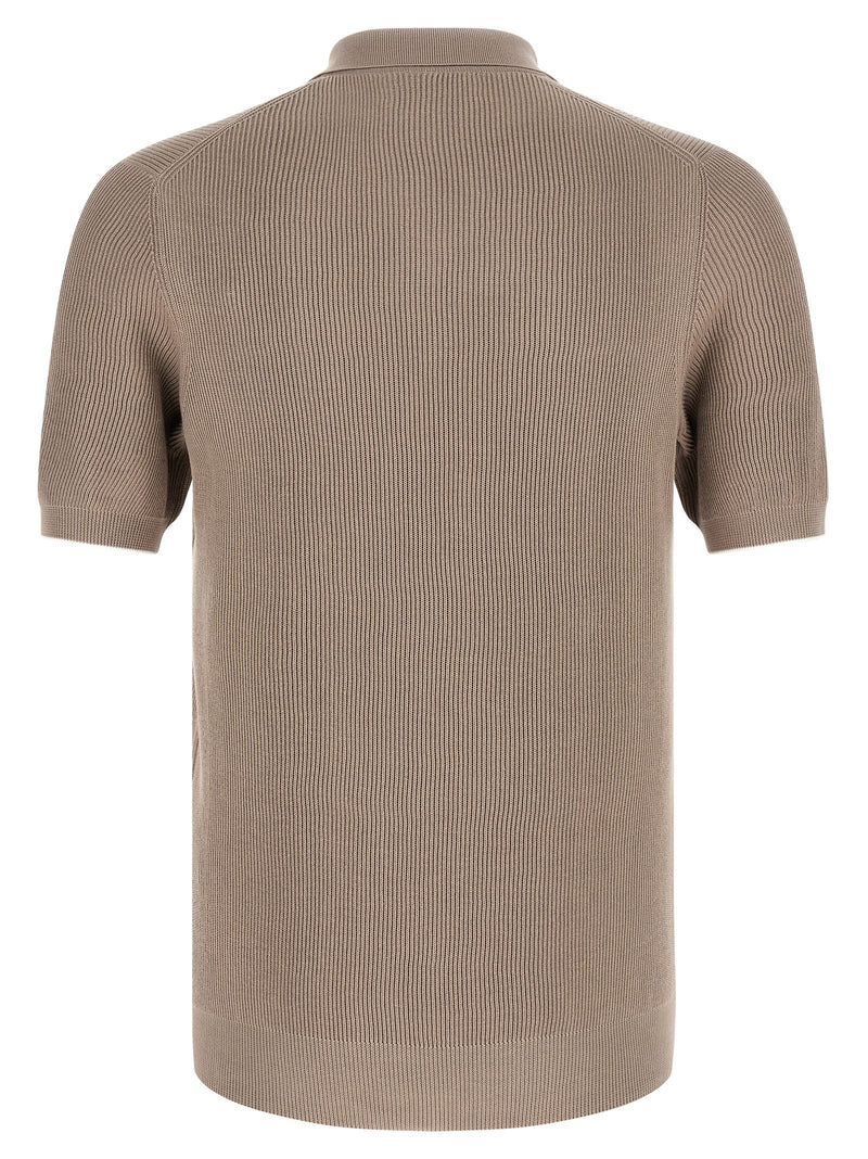 Brunello Cucinelli Brunello Cucinelli Knitted Polo Shirt
