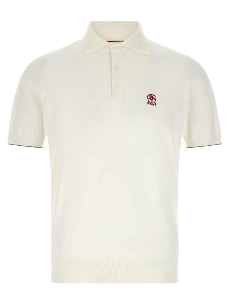 Brunello Cucinelli Logo Embroidery Polo Shirt | Urbalenti™ NYC