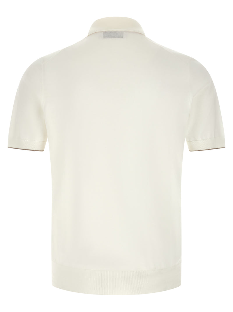 Brunello Cucinelli Logo Embroidery Polo Shirt | Urbalenti™ NYC