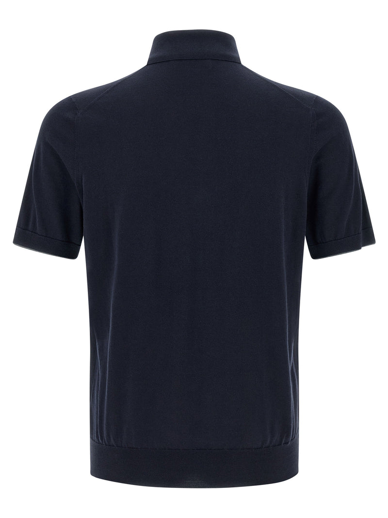 Brunello Cucinelli Brunello Cucinelli Logo Embroidery Polo Shirt