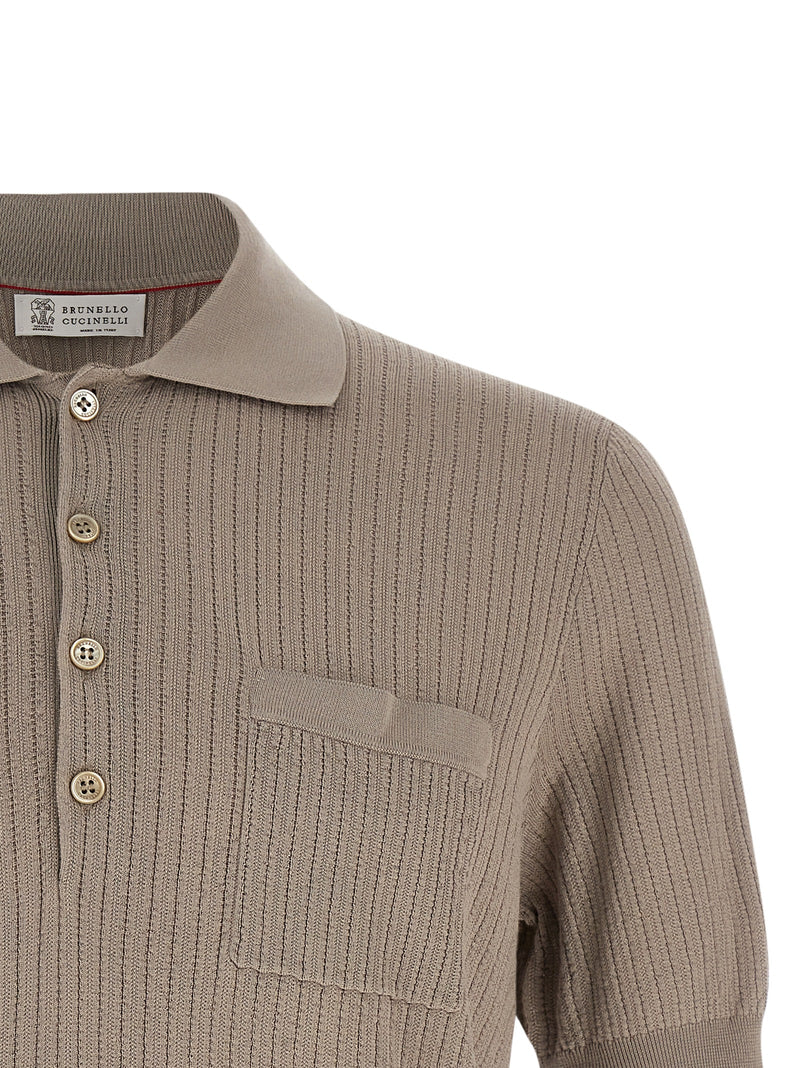 Brunello Cucinelli Operated Coast Polo Shirt | Urbale... | Urbalenti™ NYC