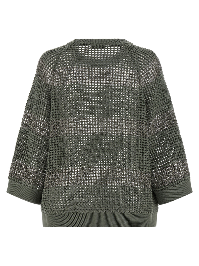 Brunello Cucinelli Dazzling Stripes Sweater | Urbalen... | Urbalenti™ NYC