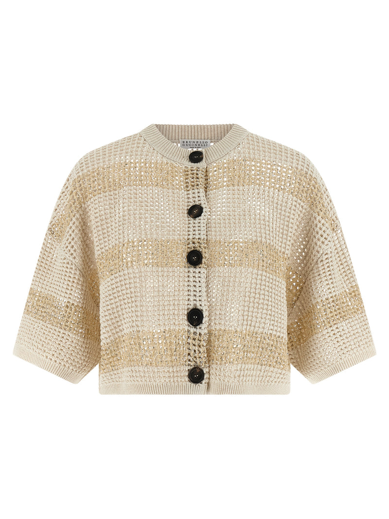 Brunello Cucinelli Crop Cardigan | Urbalenti™ NYC
