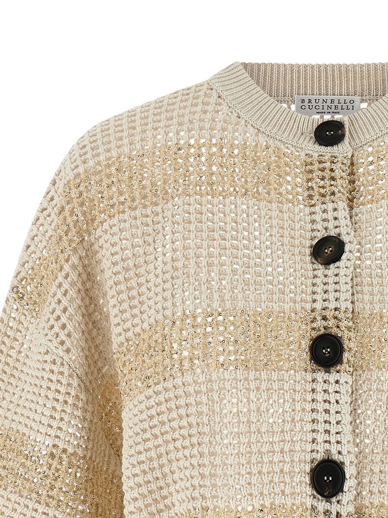 Brunello Cucinelli Crop Cardigan | Urbalenti™ NYC
