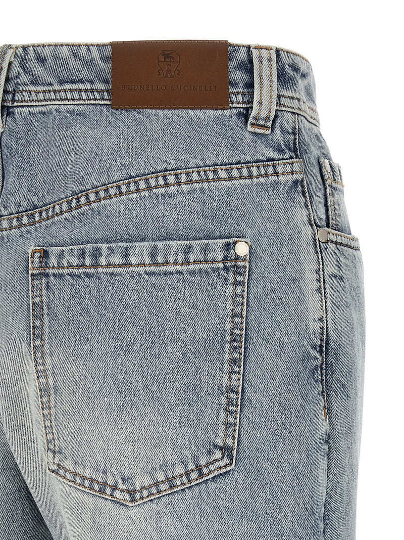 Brunello Cucinelli Baggy Tapered Jeans | Urbalenti™ NYC
