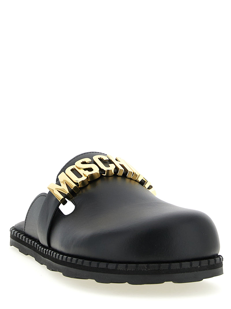 Moschino Moschino Leather Sabots