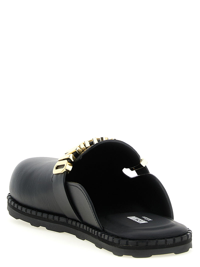 Moschino Moschino Leather Sabots