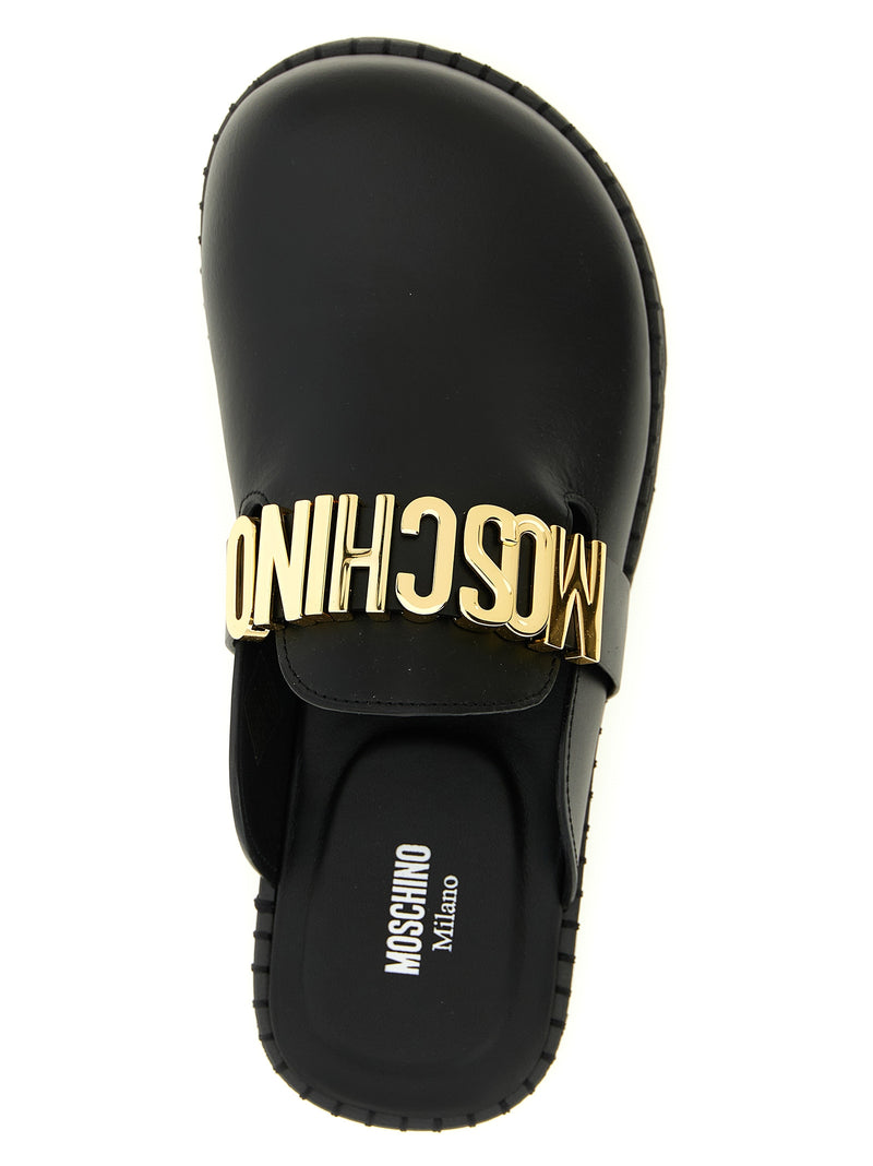 Moschino Moschino Leather Sabots