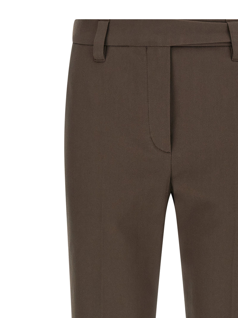 Brunello Cucinelli Cotton Trousers | Urbalenti™ NYC