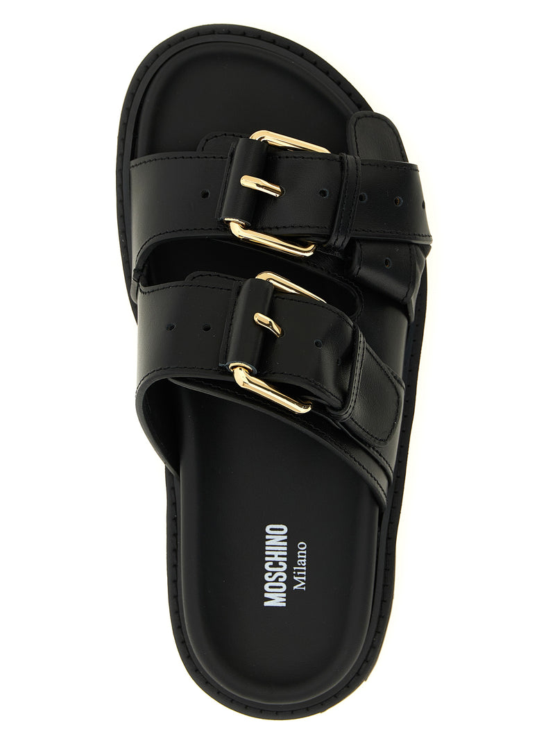 Moschino Moschino Double Strap Sandals