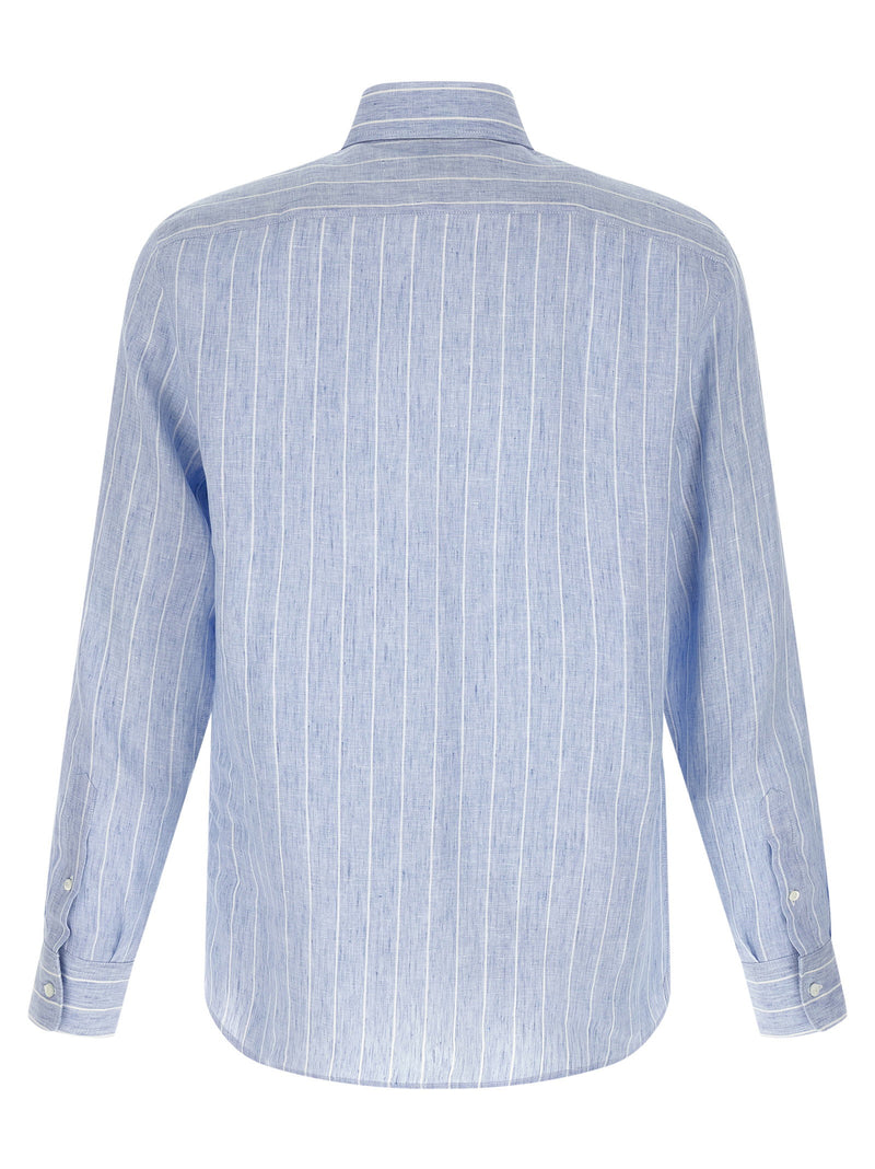 Brunello Cucinelli Brunello Cucinelli Striped Linen Shirt