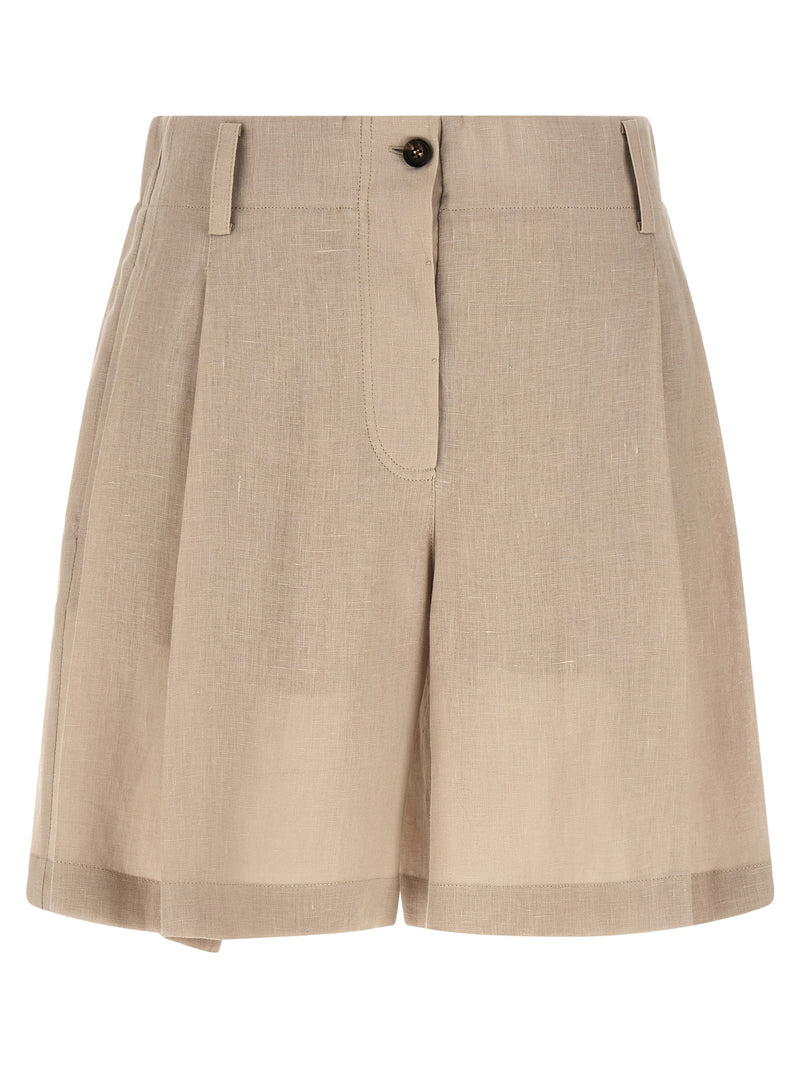 Brunello Cucinelli Linen Shorts | Urbalenti™ NYC